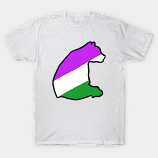 Genderqueer Pride Bear T-Shirt